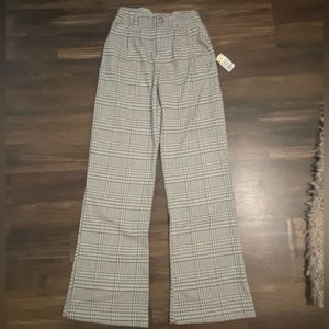 Plaid dress pant